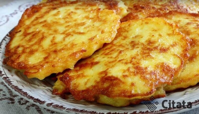 Деруны с сочным куриным филе. Приготовили и сразу съели