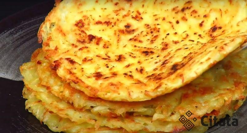 Без муки и яиц! Картофельные лепешки с сыром за 5 минут: быстрый завтрак