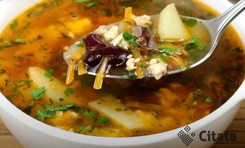 Вкусный и сытный cуп "Болоньезе". Попробуйте приготовить, вам точно понравится