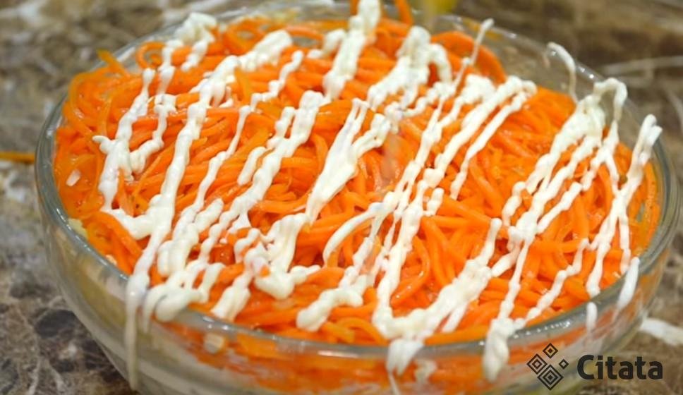 Оригинальный салат с киви и куриным мясом
