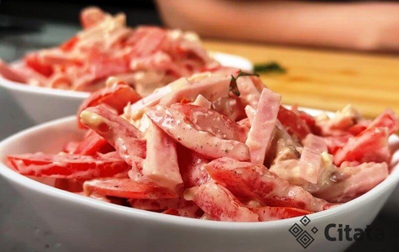 Рецепт - новинка. Салат "Розовый фламинго" - ещё один вкусный салатик в мою копилочку