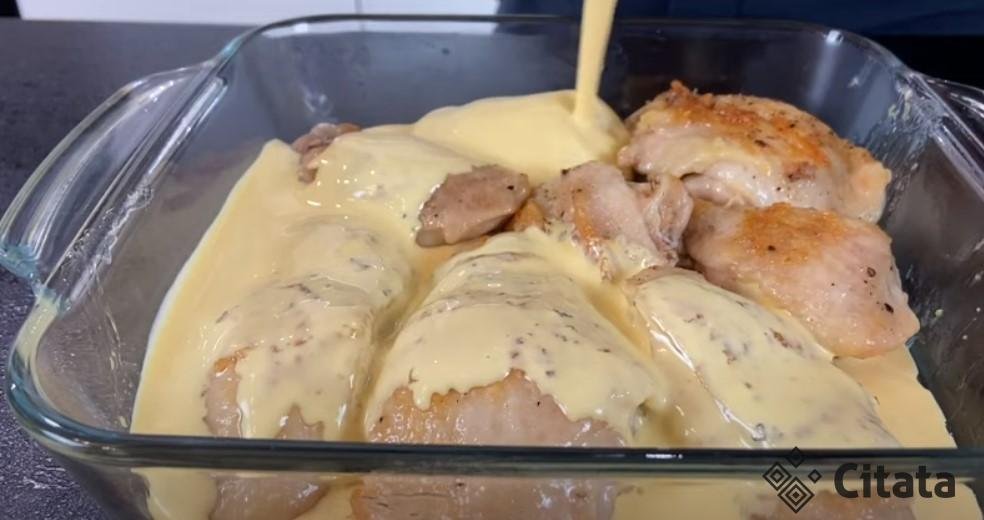 Курица в снегу. Рецепт сочной и нежной курочки