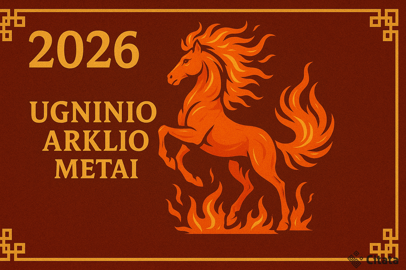 2026 - ugninio arklio metai