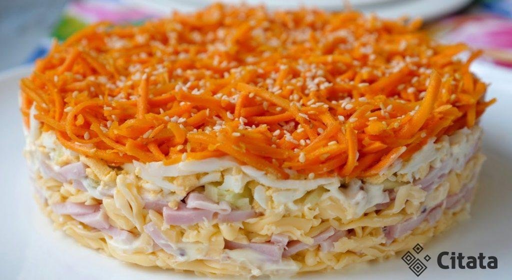 Салат Выручалочка! Очень сытный из простых продуктов