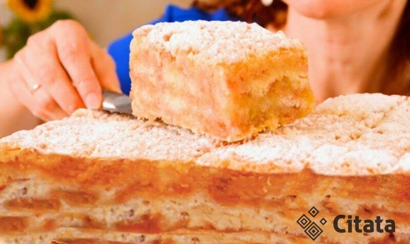 Вкусный яблочный пирог "3 стакана". Простой рецепт: все смешал и в духовку
