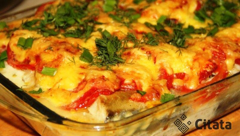 Минтай в сырно-сливочной заливке. Быстро и вкусно: фирменный рецепт