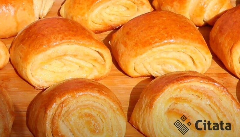 Булочки творожные. Остаются пышными, даже на следующий день после выпечки: тесто без дрожжей за 5 мин