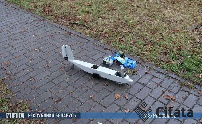 Baltarusijoje nukrito dronas: Minskas apkaltino Lietuvą tyčine provokacija (nuotr. stop kadras)