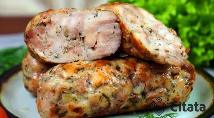 Колбаса из куриных окорочков. Рецепт за 1 час: про магазинную больше не вспоминаю