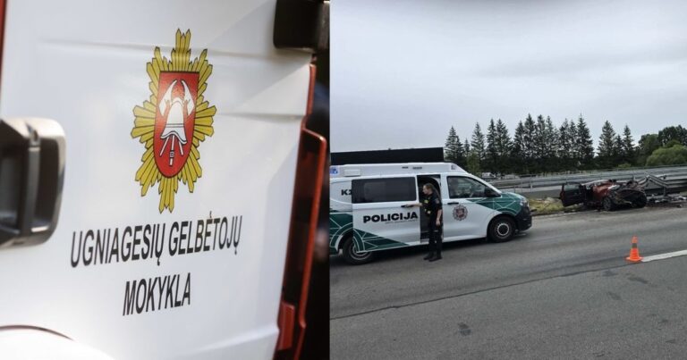 Tragiška avarija Kauno rajone: žuvo 15-metė, keturi sužeisti