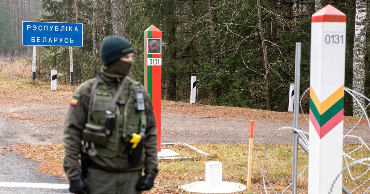 Lietuvos pasienyje su Baltarusija sulaikyta 40 nelegalių migrantų per parą