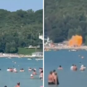Tragedija Rusijos Juodosios jūros paplūdimyje: dronas nukrito ant poilsiautojų, žuvo šeši žmonės